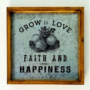 Grow In Love, Faith Wall Decor